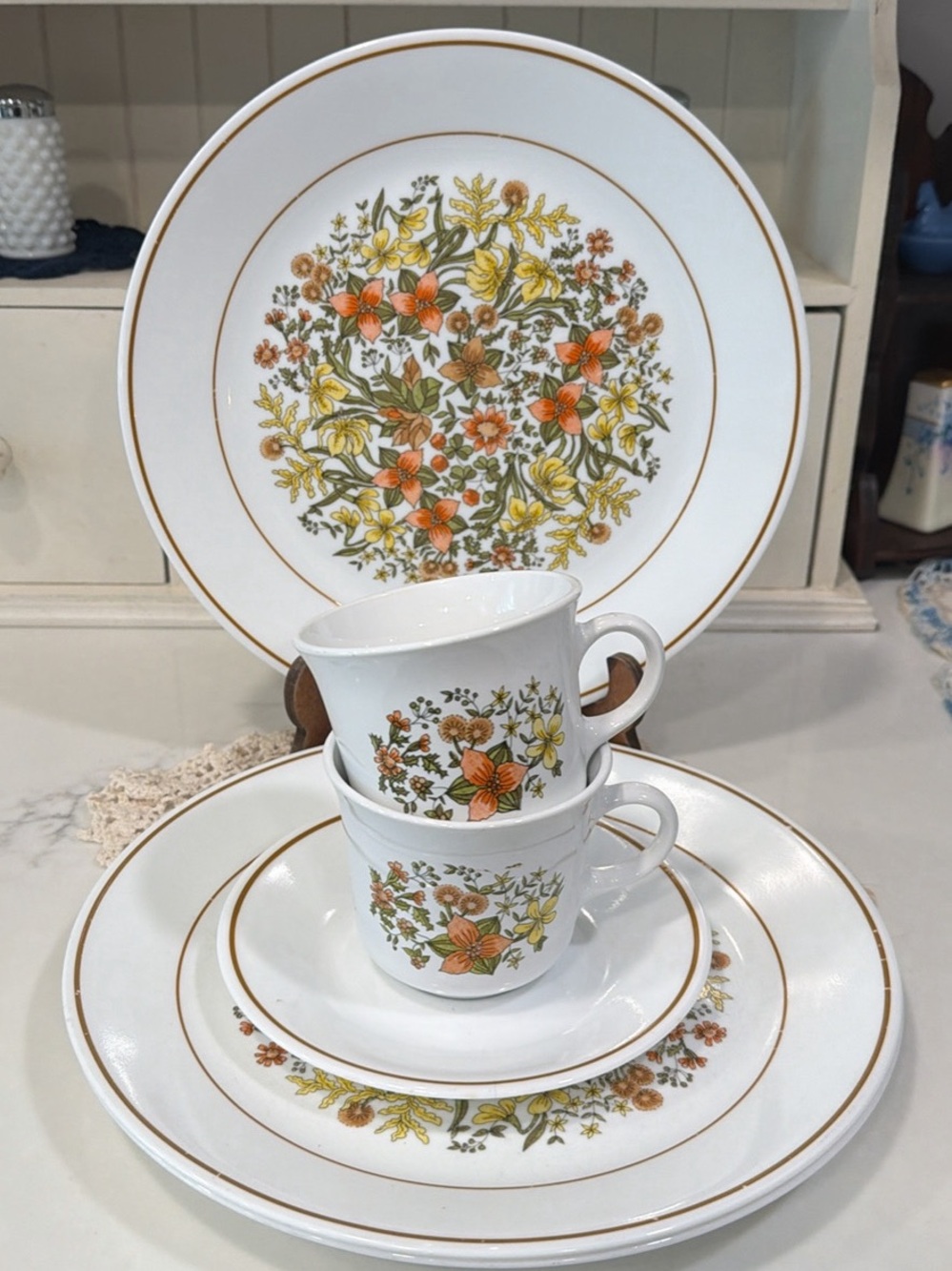 Vintage Corelle Summer Harvest Set